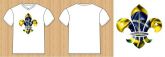 Camiseta Branca Flor de Lis Brasil