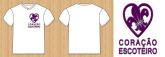 Camiseta Branca Coração Escoteiro
