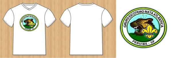 Camiseta Branca Distintivo 322/SP GEMA