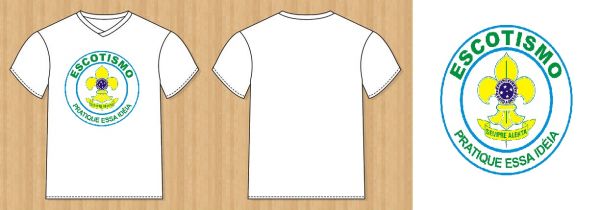Camiseta Branca Escotismo
